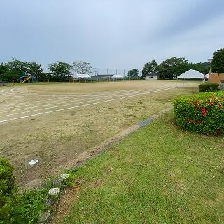 グラウンドも準備万端です