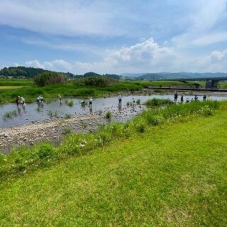 沖水川はきれいでした！