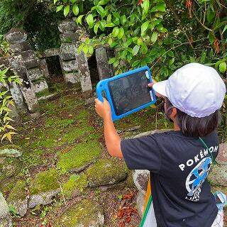 お墓もパシャリ