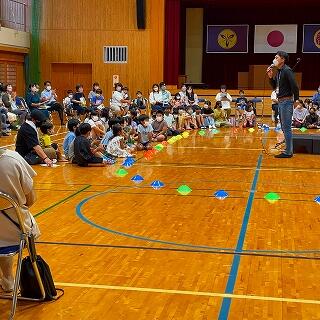 ＰＴＡ会長が自ら進めてくださいました。