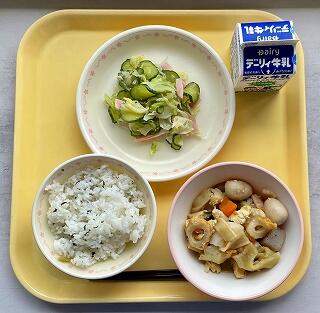 ６月２２日の給食