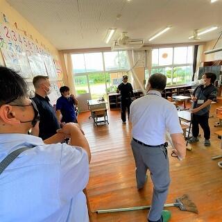 さすまたの使い方もコツがありますよ