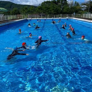 大プールって楽しいね！