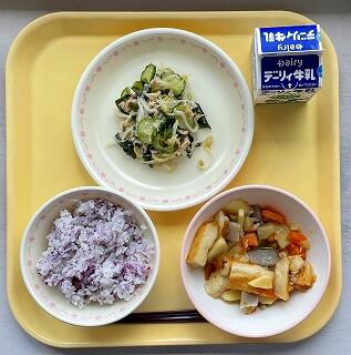 ８月３１日の給食