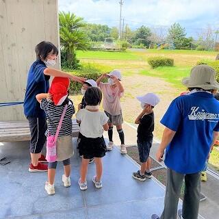ちゃんと帽子をかぶってね