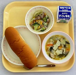 ９月１５日の給食