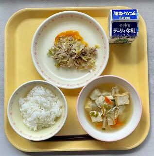 １０月３日の給食