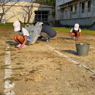 おかげでトラックがきれいになってきました。