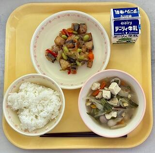 １０月１４日の給食