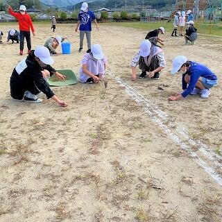 黙々ととります…