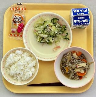 １０月２４日の給食