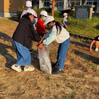 いつも通り、たくさんの草が取れました！