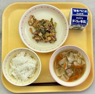 １１月２２日の給食
