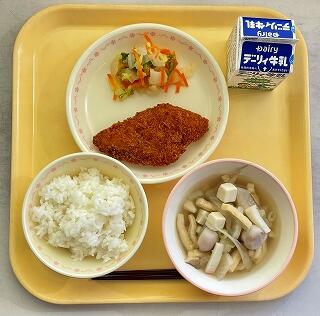 １２月６日の給食