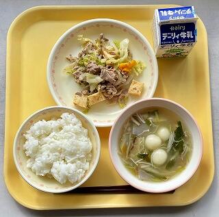１２月１６日の給食