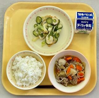 １２月１９日の給食