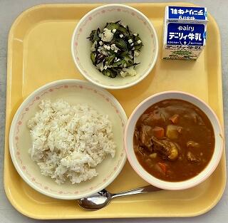１２月２０日の給食