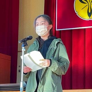 将来の夢を語りました。