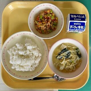 １月２３日の給食