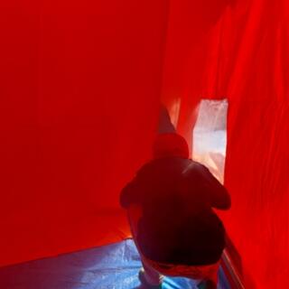 入った直後です