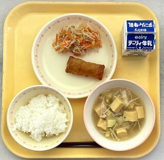 １月２５日の給食