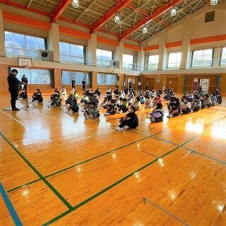 全校で集まりましたよ。