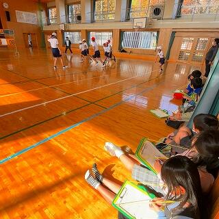 バスケットボール楽しそう！