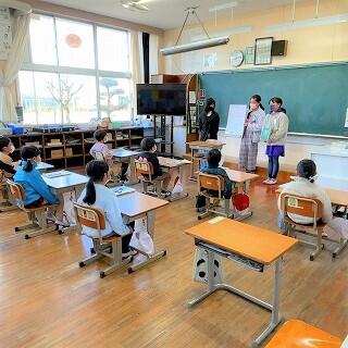 各学級を訪問しましたよ。