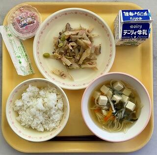 ３月２日の給食