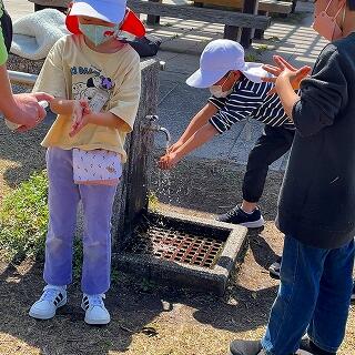 手洗いはしっかりね