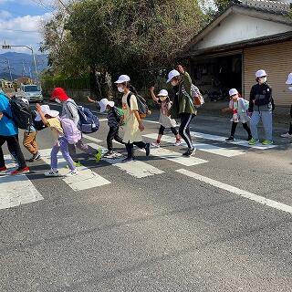 安全に気を付けて帰りましたよ。