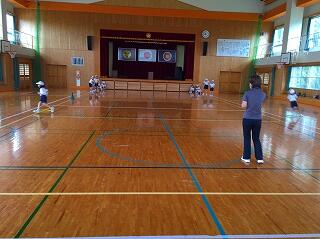 体育館の２年生①