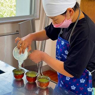 お茶の準備もしましょうね