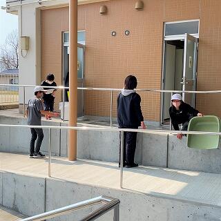 体育館のトイレもよりきれいに