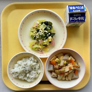 ３月２０日の給食