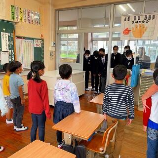 １年生からもお礼のことばが…