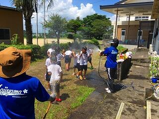 シャワーだー！