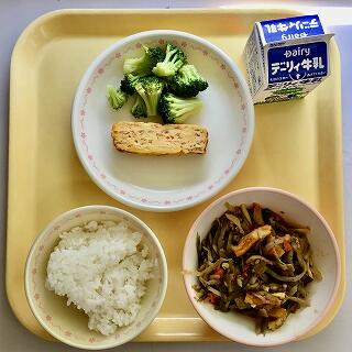 １０月１４日の給食