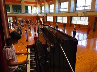 ピアノも上手でした