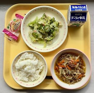 １０月１６日の給食