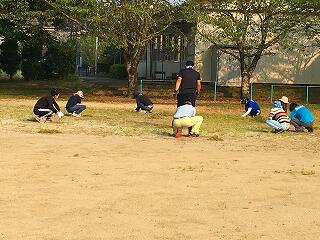 黙々と作業中…