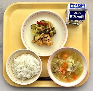 １０月２６日の給食