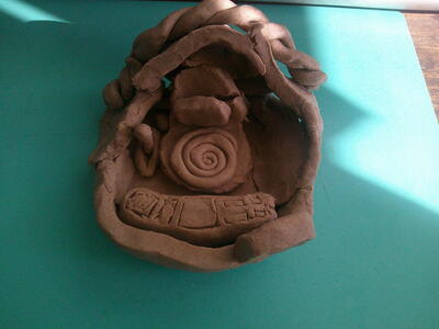 ねん土の宇宙探索機