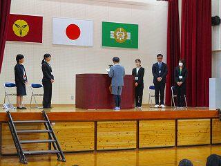 児童代表お別れの言葉