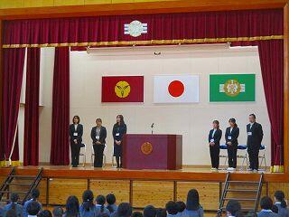 ６名の先生方が来られました