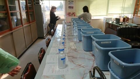 フッ化物洗口準備