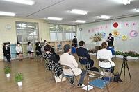 園長先生のお話　しっかりと聞くことができました。