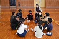 登校班ごとの指導の様子