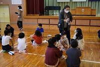 登校班ごとの指導の様子