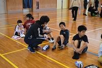 登校班ごとの指導の様子